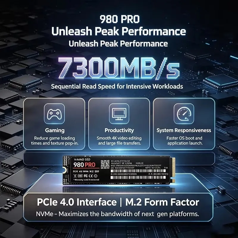 高速980 PRO PCIe 4.0 X4 M.2 2280 - M.2 Nvme 4Tb Pcie 4.0 Ssd のレビューと価格