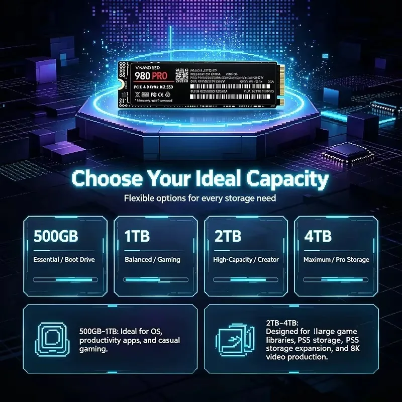 高速980 PRO PCIe 4.0 X4 M.2 2280 - M.2 Nvme 4Tb Pcie 4.0 Ssd のレビューと価格