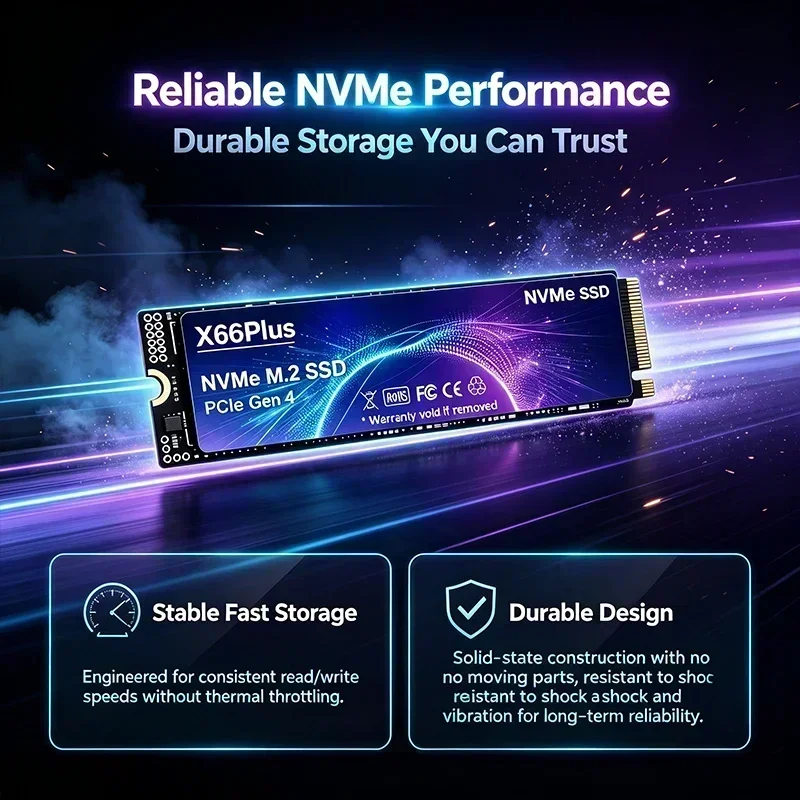 NVMe M.2 SSD PCIe 4.0 X66Plus： - M.2 Nvme 4Tb Pcie 4.0 Ssd のレビューと価格