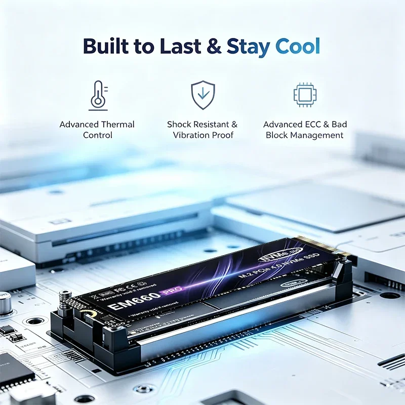 EM660 M.2 NVMe PCIe 4.0 SSD 50 - M.2 Nvme 4Tb Pcie 4.0 Ssd のレビューと価格