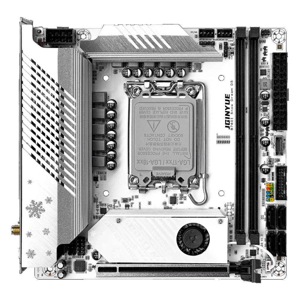 JGINYUE B760i-Snow Dream マザーボー - Lga 1700 Ddr5 Itx Motherboard のレビューと価格