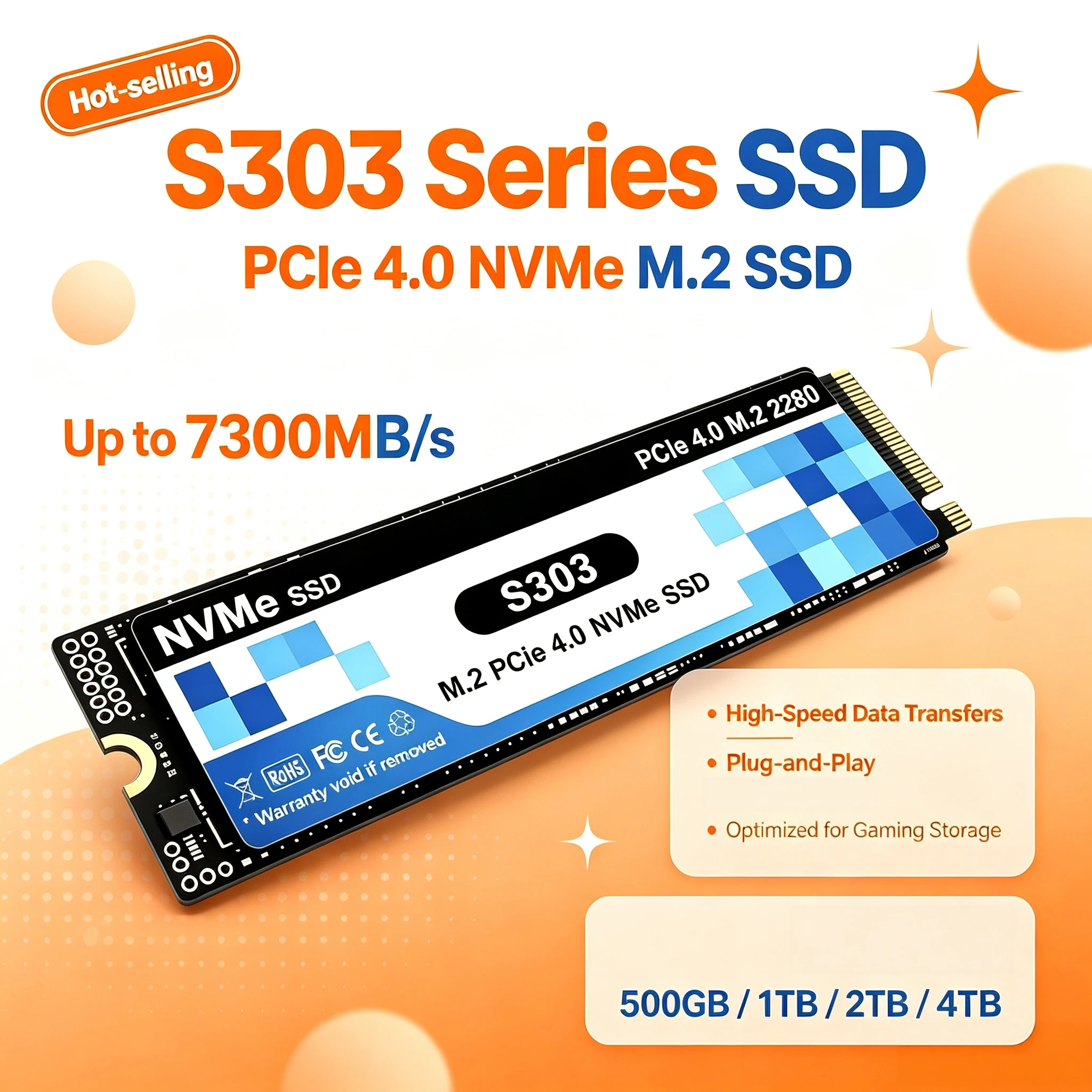 オリジナル PCIe 4.0 NVMe M.2 SSD S3 - M.2 Nvme 4Tb Pcie 4.0 Ssd のレビューと価格
