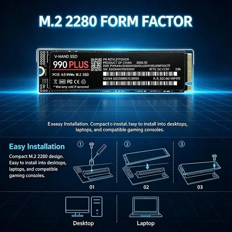 990 Plus M.2 NVMe PCIe 4.0 SSD - M.2 Nvme 4Tb Pcie 4.0 Ssd のレビューと価格