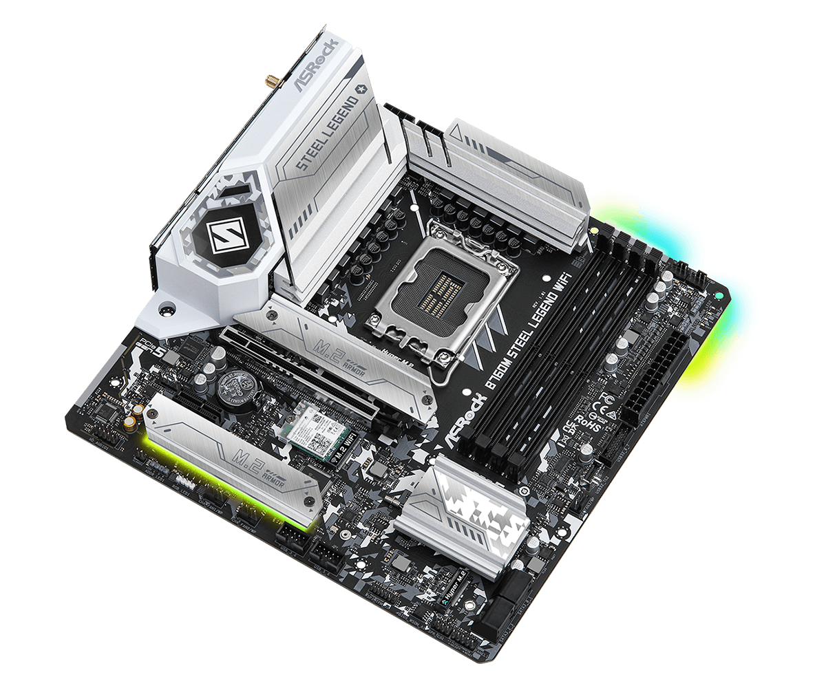 ASRock B760M STEEL LEGEND WIFI - Lga 1700 Ddr5 Itx Motherboard のレビューと価格