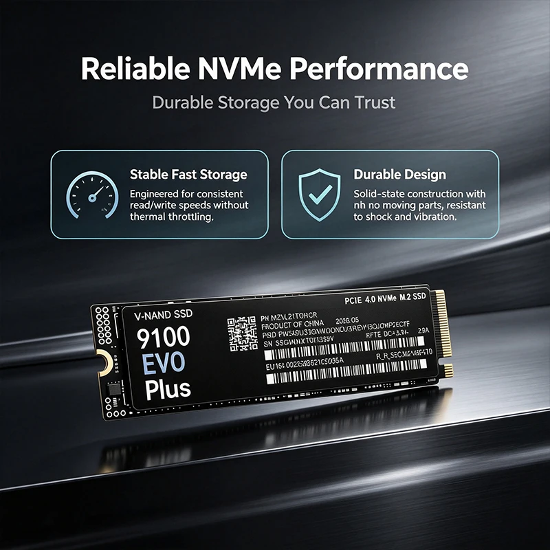 9100 EVO PLUS M.2 NVMe SSD – P - M.2 Nvme 4Tb Pcie 4.0 Ssd のレビューと価格