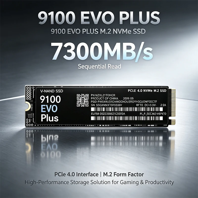 9100 EVO PLUS M.2 NVMe SSD – P - M.2 Nvme 4Tb Pcie 4.0 Ssd のレビューと価格