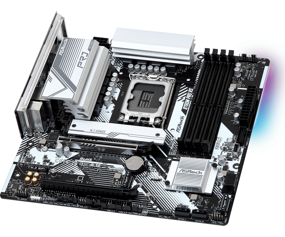 ASRock B760M Pro RS マザーボード、LGA - Lga 1700 Ddr5 Itx Motherboard のレビューと価格