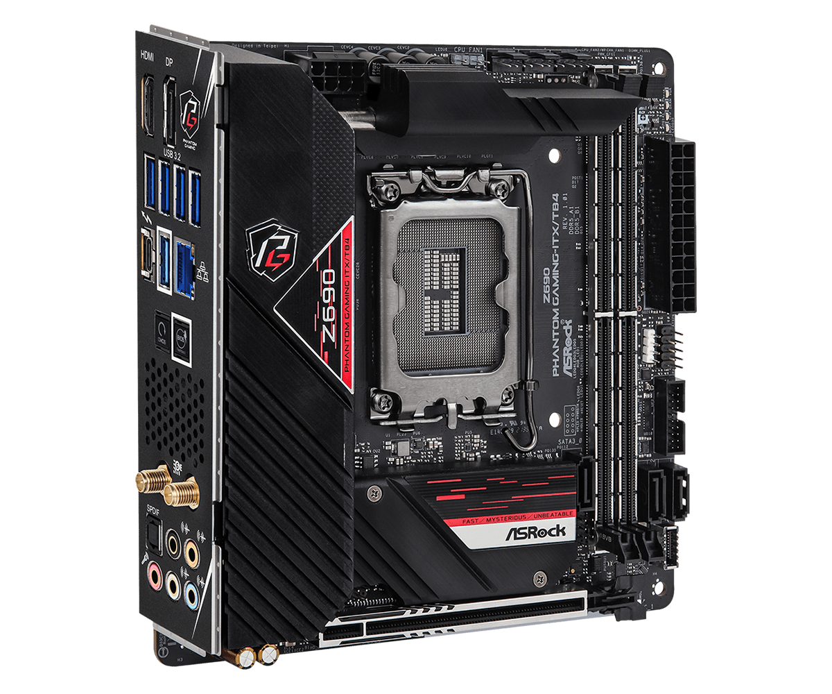 ASRock Z690 Phantom Gaming-ITX - Lga 1700 Ddr5 Itx Motherboard のレビューと価格