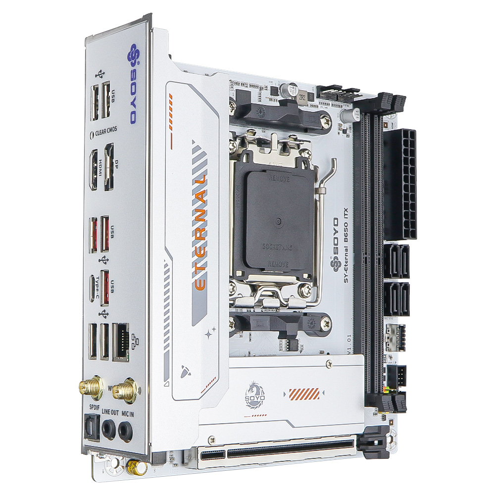 SOYO B650ITX AMD ミニマザーボード AMD  - B650 Itx Motherboard Wifi のレビューと価格
