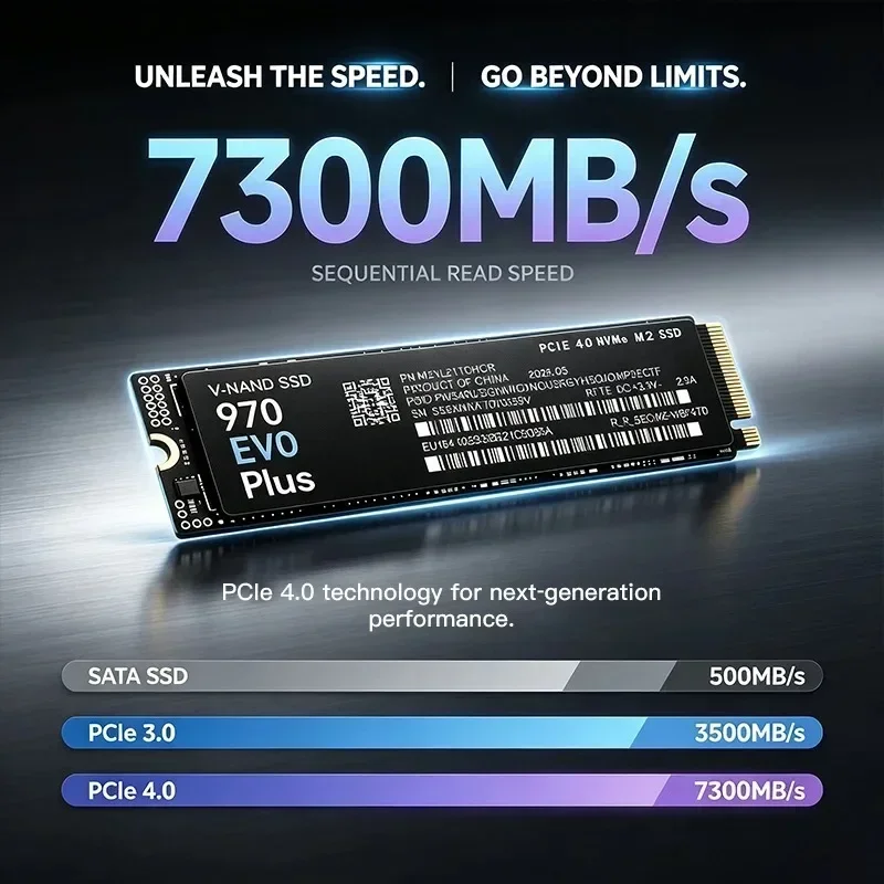 高速970 EVO Plus SSD、7300MB/s、PC - M.2 Nvme 4Tb Pcie 4.0 Ssd のレビューと価格